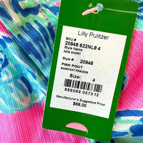 NWT Lilly Pulitzer Ade shorts size 4 - Picture 4 of 4